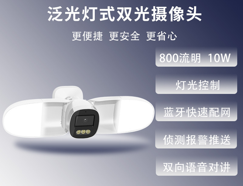 Home Security Flood Lights - Kamera IP Gudang dengan Lampu Sorot