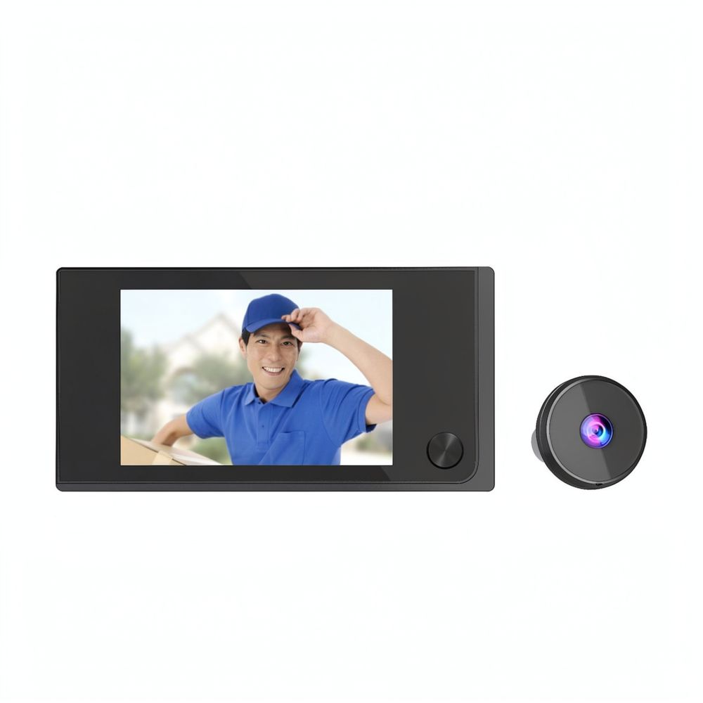 Home Security Front Door Camera - Sistem Monitor Kamera Lubang Intip Keamanan
