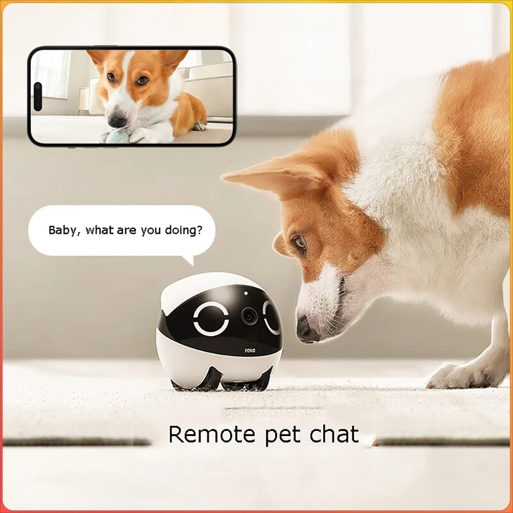 Home Security Robot - Robot Pendamping Mini Desain Tumbler untuk