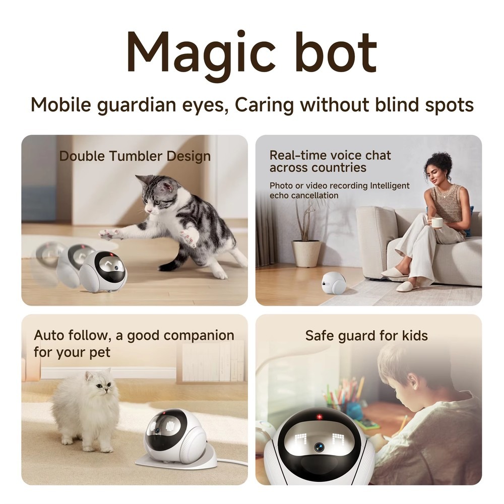 Robot S1 Desain Asli ODM HD, K - Home Security Robot ulasan dan harga