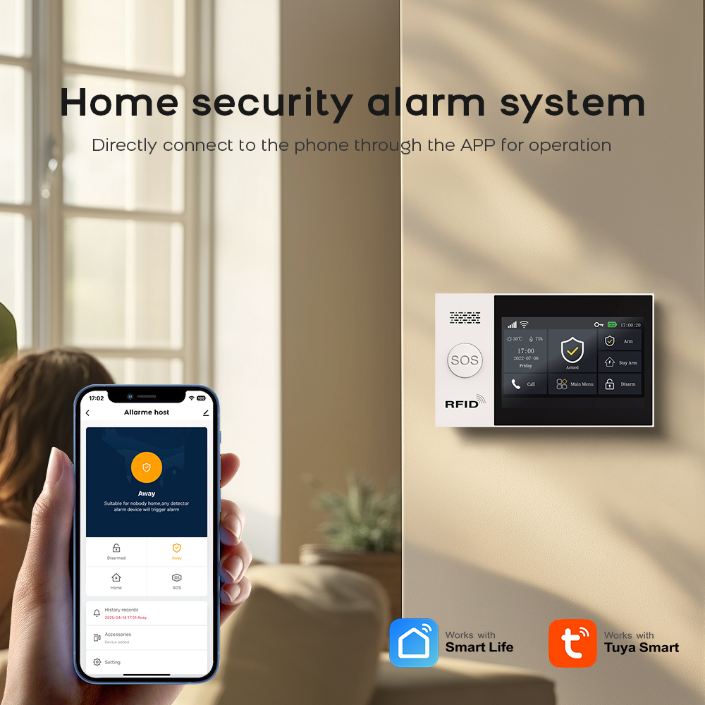 PG-107 Tuya Nirkabel Rumah WIF - Sim Gsm Alarm ulasan dan harga