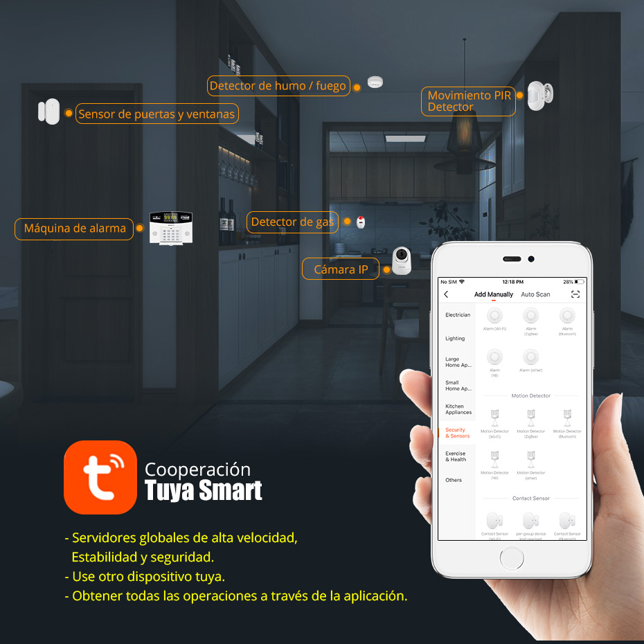 Fuers Tuya Kit Sistem Alarm Pi - Home Security Front Door Camera ulasan dan harga