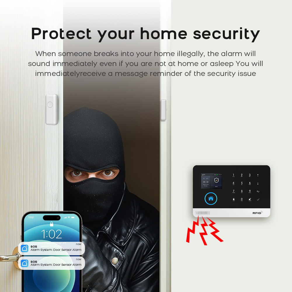Sistem Alarm Rumah Nirkabel Wi - Home Security Front Door Camera ulasan dan harga