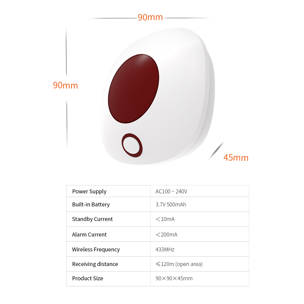 Staniot Sirene Nirkabel Dalam  - Sim Gsm Alarm ulasan dan harga