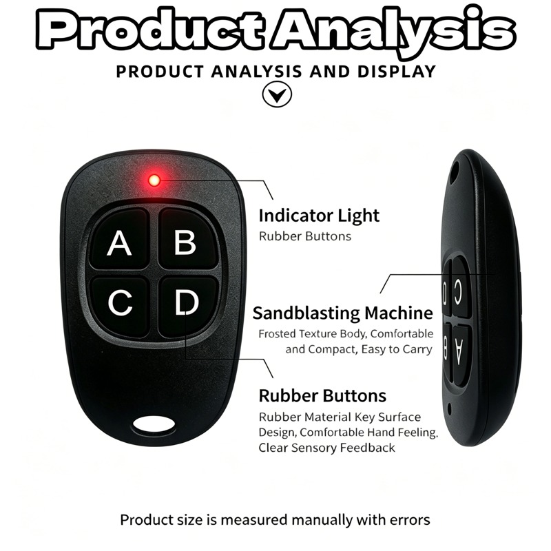 Remote Control 433MHz Belajar  - Home Security Front Door Camera ulasan dan harga