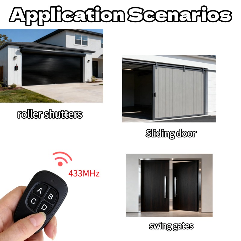 Remote Control 433MHz Belajar  - Home Security Front Door Camera ulasan dan harga